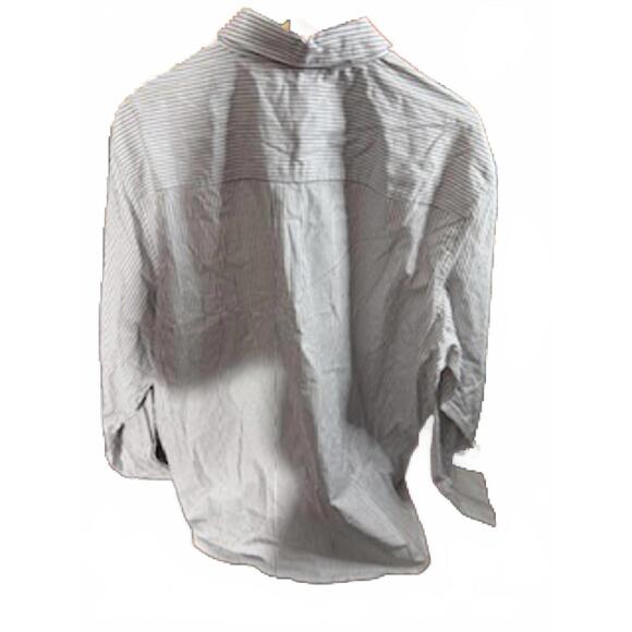 Abbott Elementary Teacher's Edition Size Medium Men's Dress Shirt White Charcoal - Picture 2 of 4